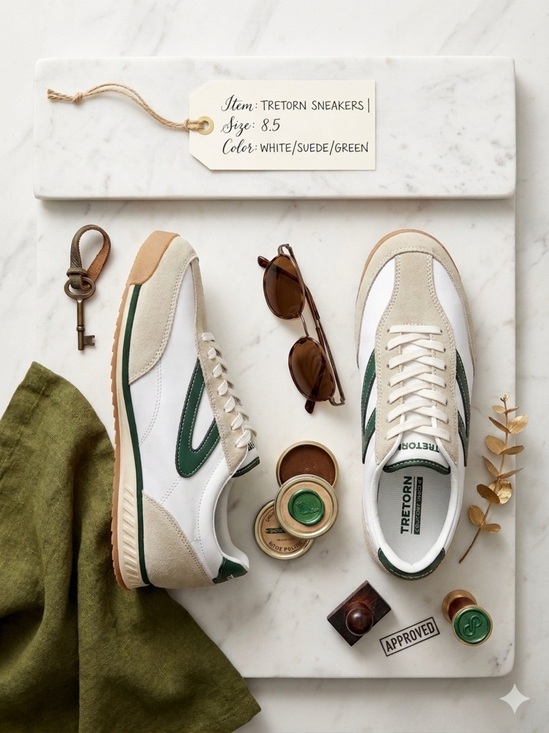 Tretorn Other - 👟 Tretorn Rawlins 2.0 Sneakers – White/Green/Suede